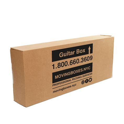 electric guitar box name|acoustic guitar shipping box.